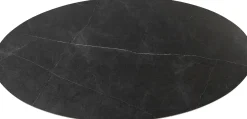 Stół Grande Possibilita 220x120 cm czarny - blat marmur