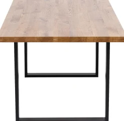 Stół Jackie 160x80 cm dąb - nogi czarne