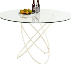 Stół Molekular greige Ø120cm