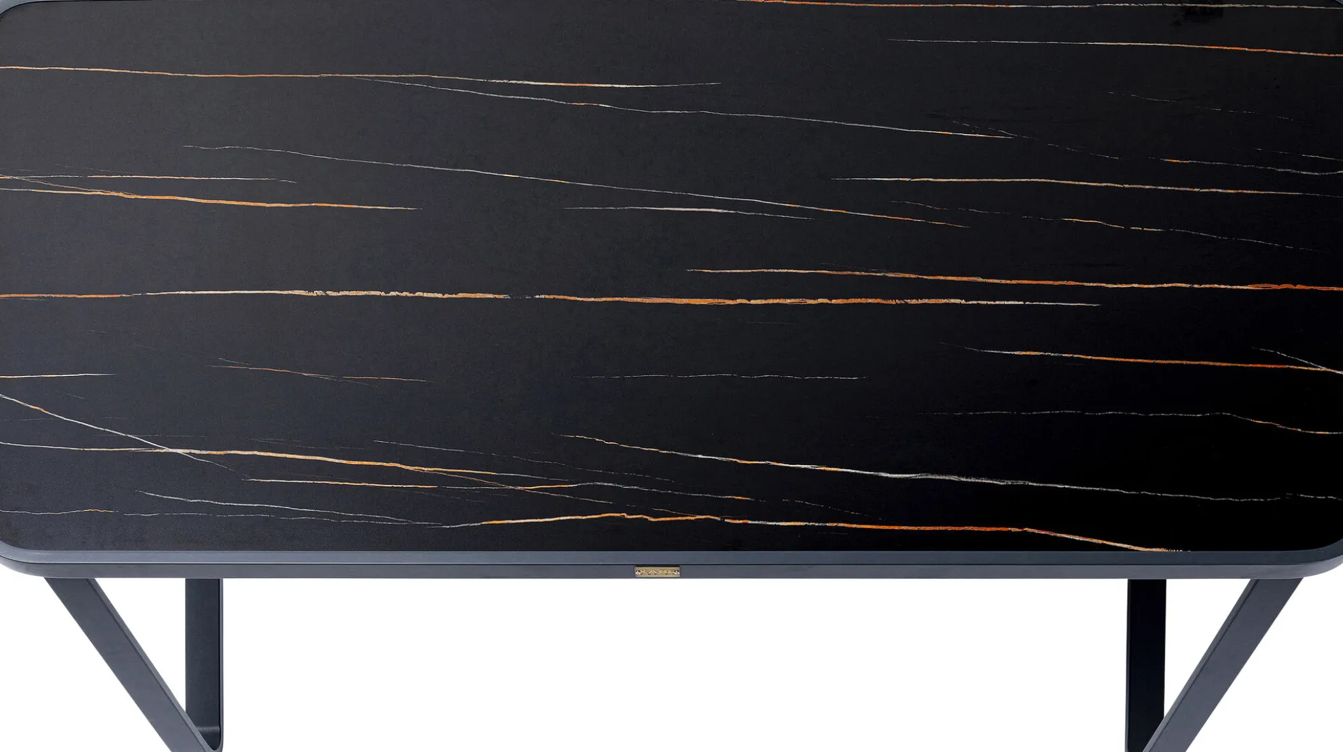 Stół ogrodowy Santos 143x83 cm czarny