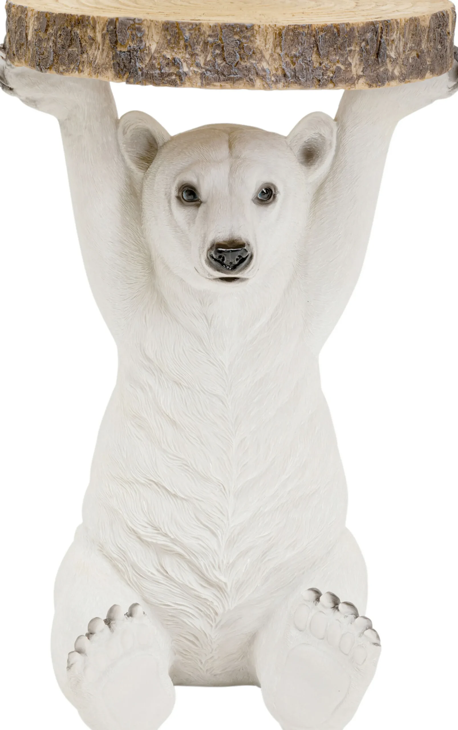 Stolik Bear ∅37 cm biały