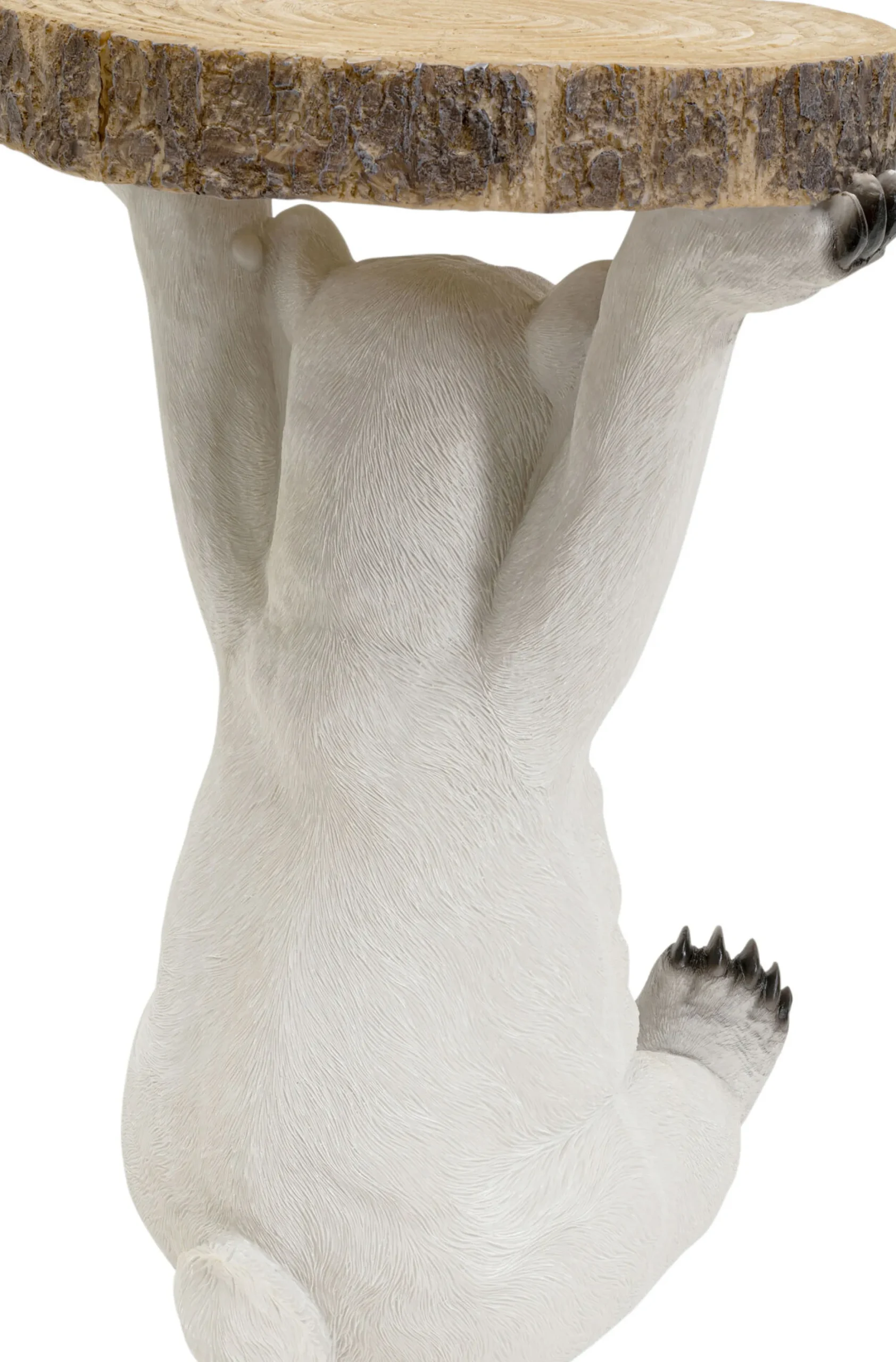 Stolik Bear ∅37 cm biały