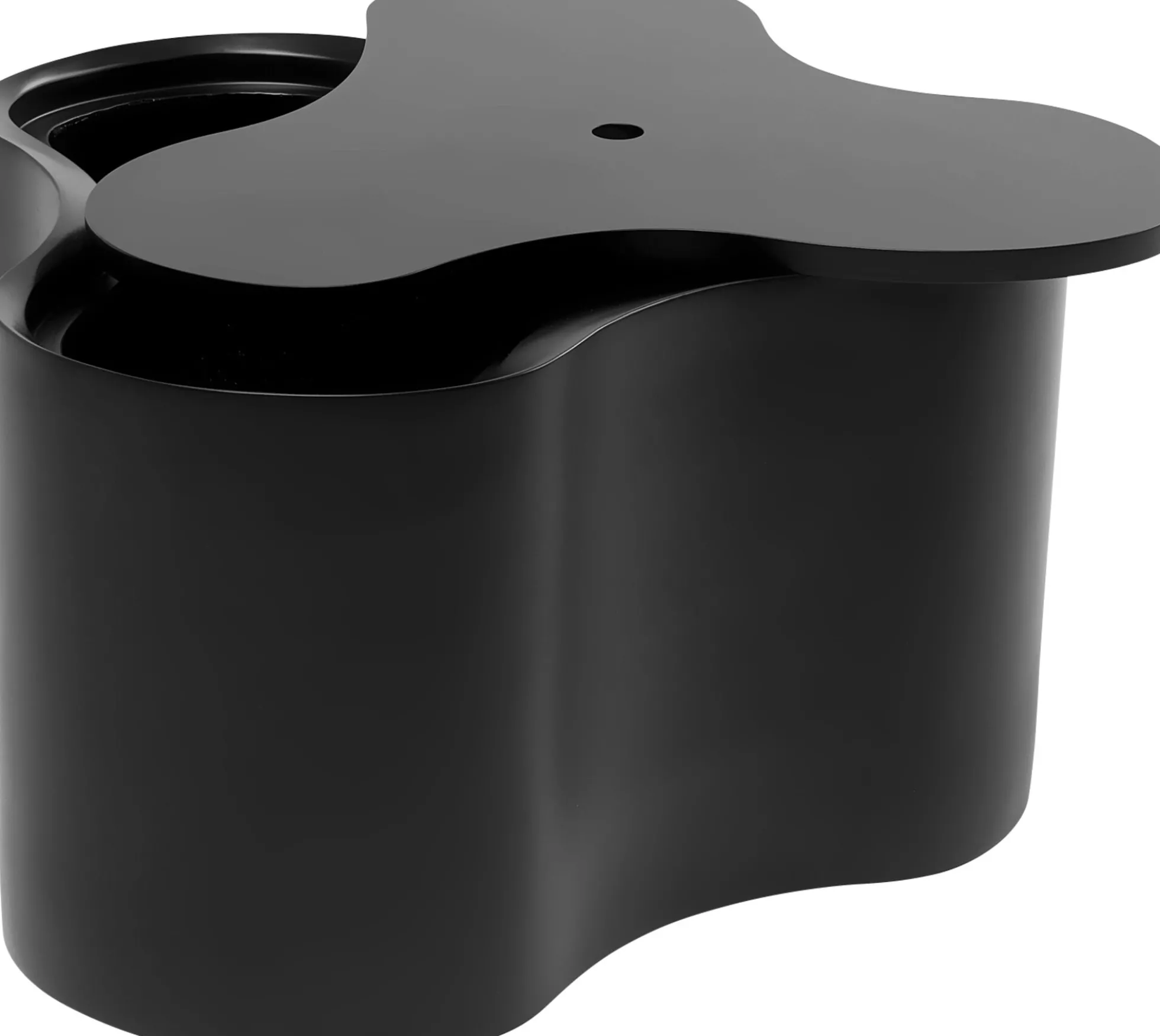 Stolik boczny Lotus czarny 30cm