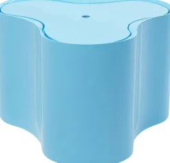 Stolik boczny Lotus jasnoniebieski 35cm