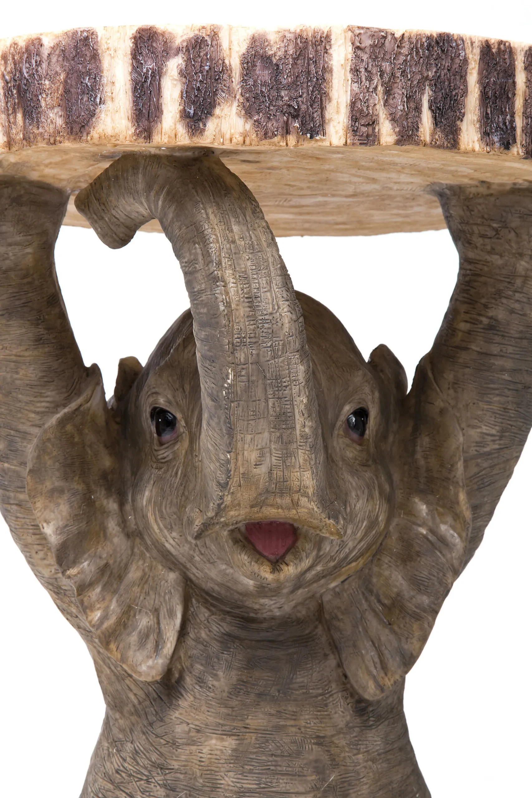 Stolik Elephant ∅36 cm brązowy