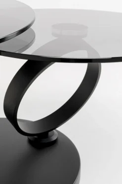 Stolik kawowy Beverly Smoke czarny 132x80cm