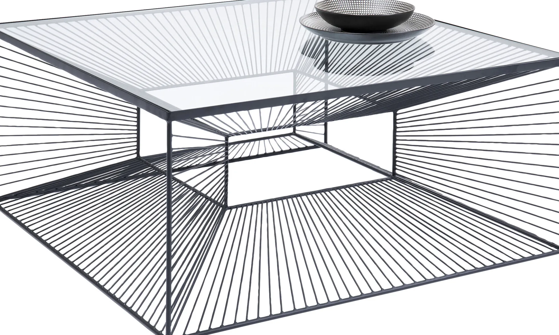 Stolik kawowy Dimension 80x80 cm czarny