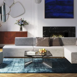 Stolik kawowy Dimension 80x80 cm czarny