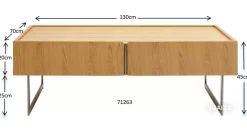 Stolik kawowy Giulio 130x70cm