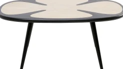 Stolik kawowy Petal Nature czarno-naturalny 90x60cm