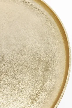 Stolik kawowy Plateau Uno Ø45 cm mosiężny