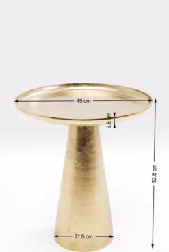 Stolik kawowy Plateau Uno Ø45 cm mosiężny