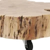 Stolik kawowy Snag Ø50-60 cm drewniany