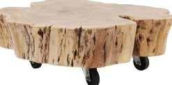Stolik kawowy Snag Ø50-60 cm drewniany