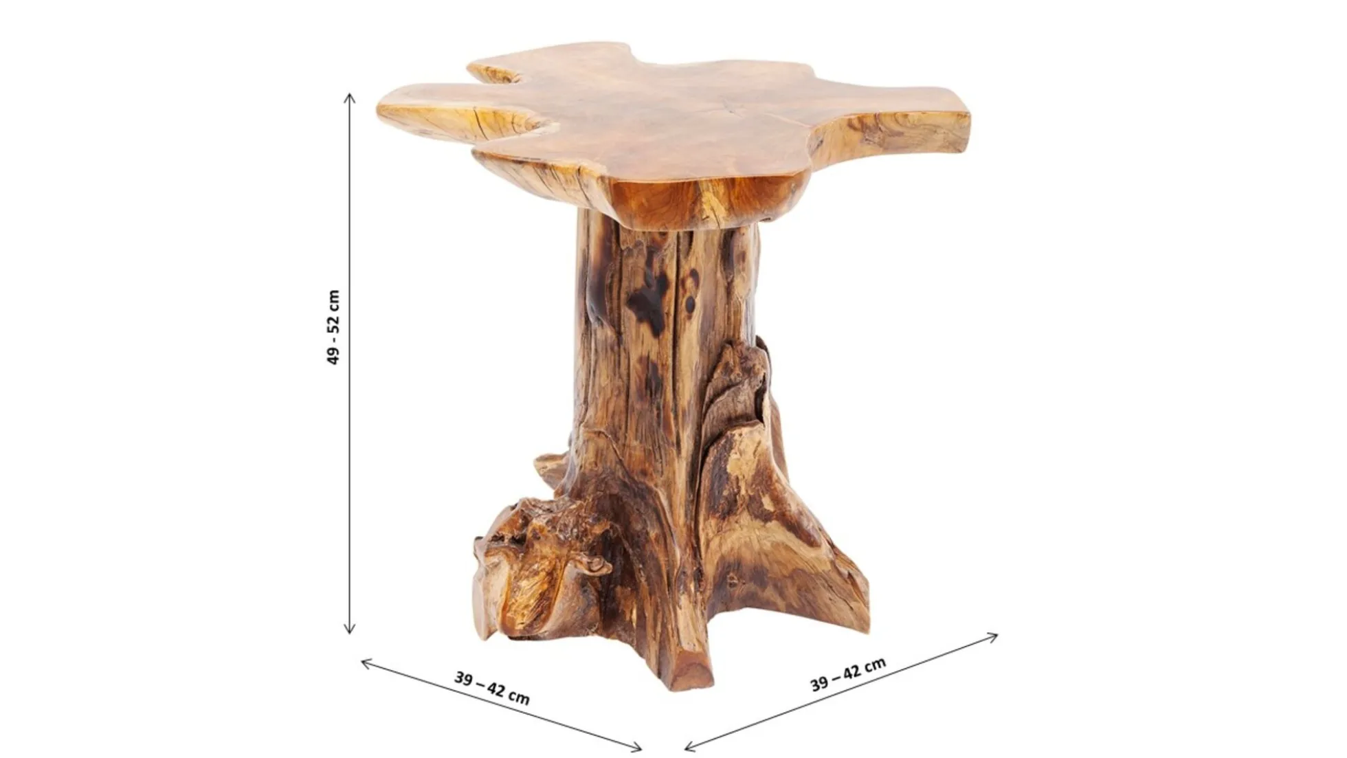 Stolik kawowy Tree 39xH49 cm drewniany