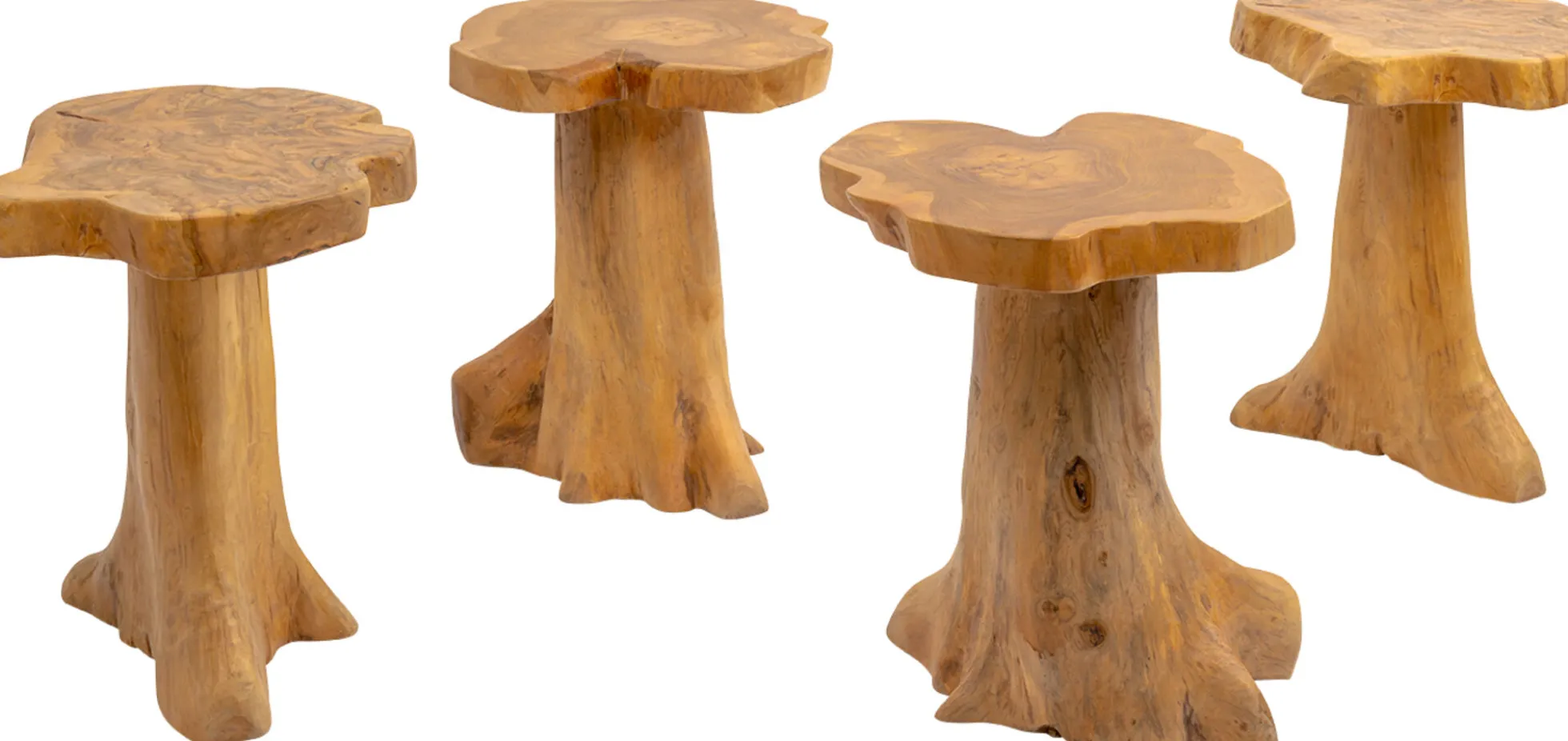 Stolik kawowy Tree 39xH49 cm drewniany