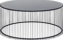 Stolik kawowy Wire Uno 90x60 cm czarny