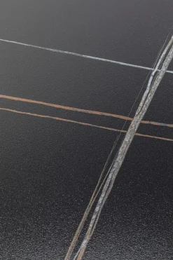 Stolik kawowy z obrotowymi okrągłymi blatami z ceramiki podstawa metalowa złota 133x80 cm
