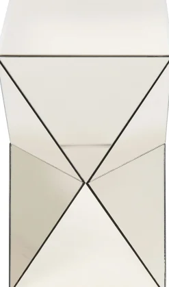 Stolik Luxury 32x54 cm lustrzany szampański