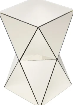 Stolik Luxury 32x54 cm lustrzany szampański