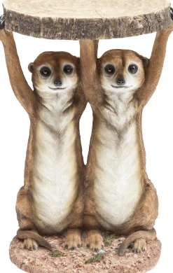 Stolik Meerkat Sisters Ø33 cm kolorowy
