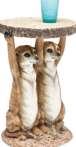 Stolik Meerkat Sisters Ø33 cm kolorowy