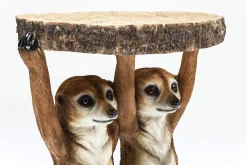 Stolik Meerkat Sisters Ø33 cm kolorowy