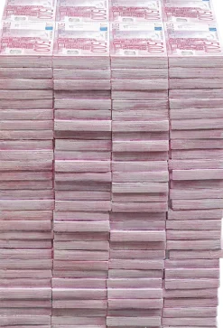 Stolik pomocniczy banknoty Euro 29x38 cm