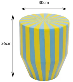 Stolik Pomocniczy Candy Niebieski Ø30cm