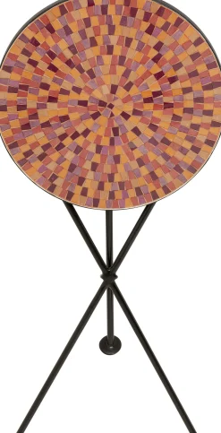 Stolik pomocniczy Clack Mosaic Red Ø35cm