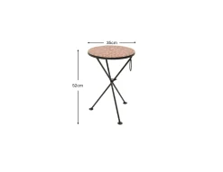 Stolik pomocniczy Clack Mosaic Red Ø35cm