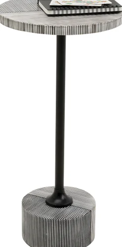 Stolik pomocniczy Domero Double Black Ø25cm