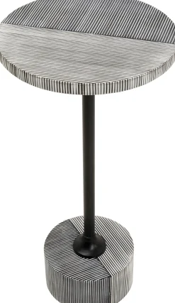 Stolik pomocniczy Domero Double Black Ø25cm