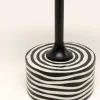 Stolik pomocniczy Domero Swirl Black Ø25cm