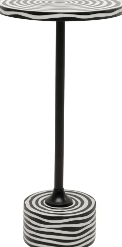 Stolik pomocniczy Domero Swirl Black Ø25cm