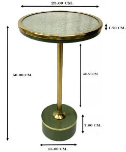 Stolik Pomocniczy Grazia Crack Ø25cm