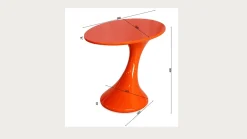 Stolik pomocniczy Lolly Orange 49x39cm