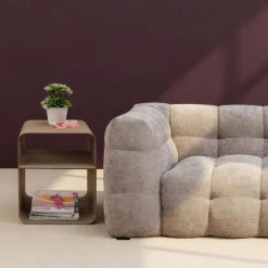 Stolik pomocniczy Lounge S szarobrązowy