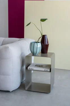 Stolik pomocniczy Lounge S szarobrązowy