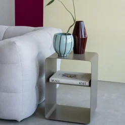 Stolik pomocniczy Lounge S szarobrązowy