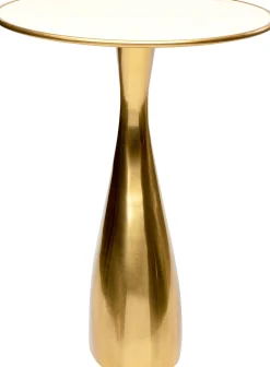 Stolik Spacey Ø36xH46 cm aluminium złoty