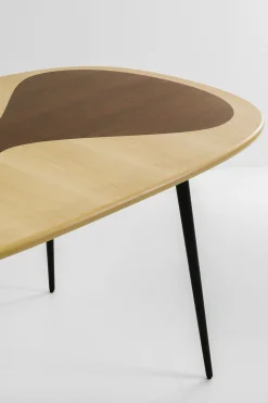 Stół Petal Nature czarno-naturalny 150x90cm