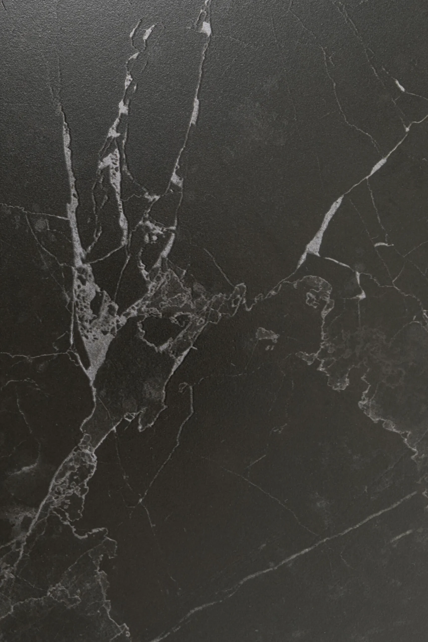 Stół rozkładany czarny blat ceramika nogi stalowe 180-260x90 cm