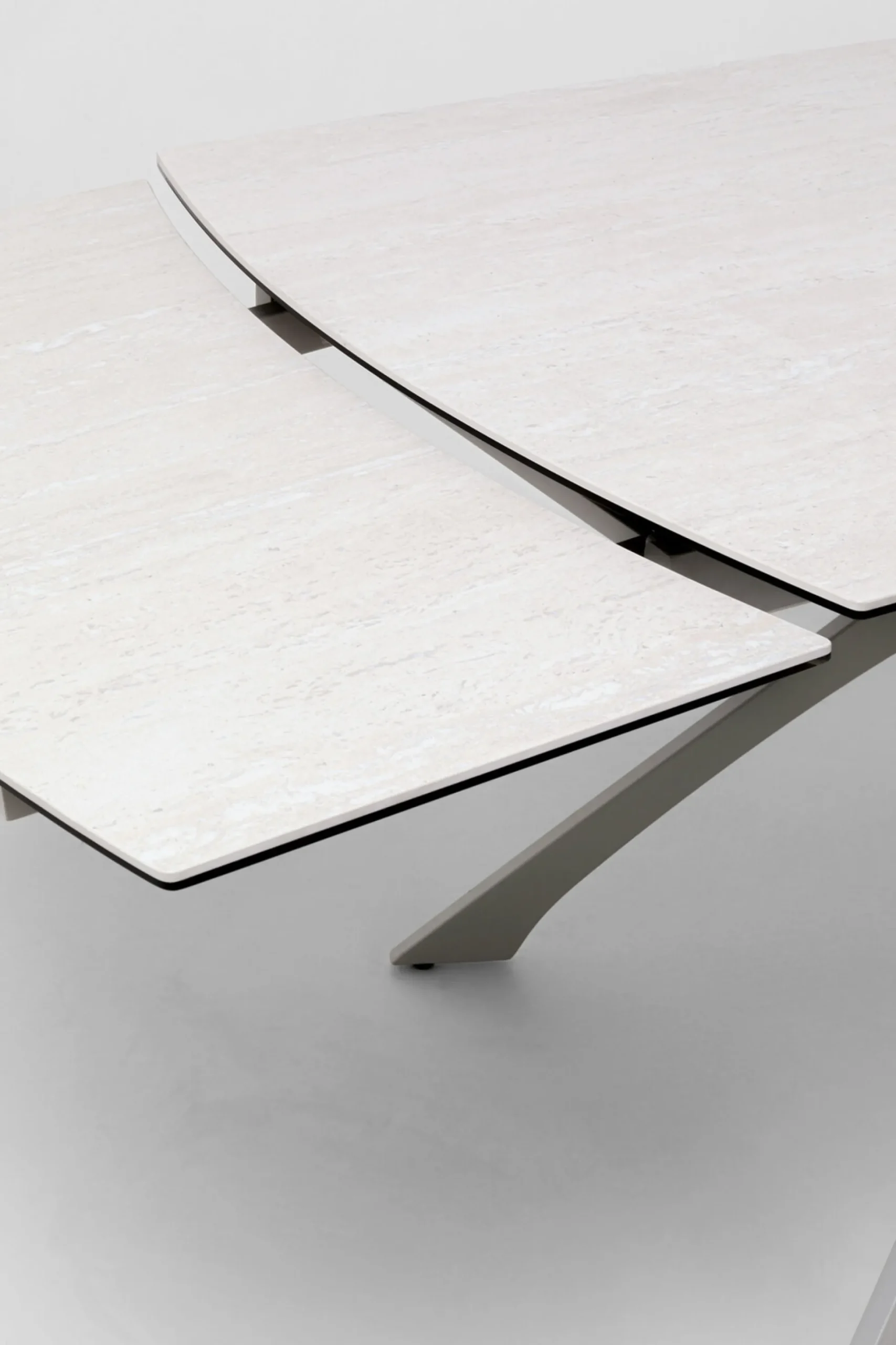 Stół rozkładany Lana greige 180(40+40)x90cm
