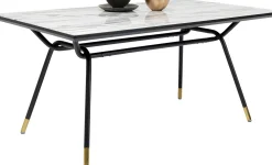 Stół South Beach 160x90 cm blat szklany