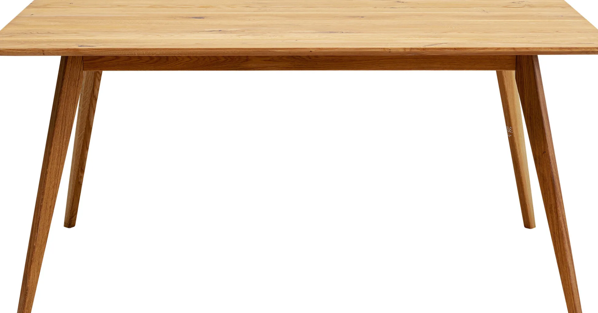 Stół z drewna dębowego blat prostokątny 160x90 cm