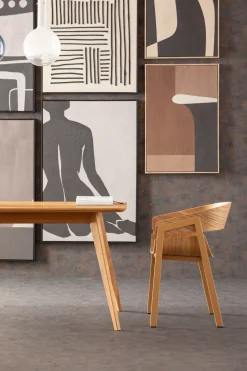 Stół z drewna dębowego blat prostokątny 140x90 cm