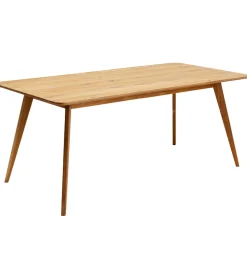 Stół z drewna dębowego blat prostokątny 180x90 cm
