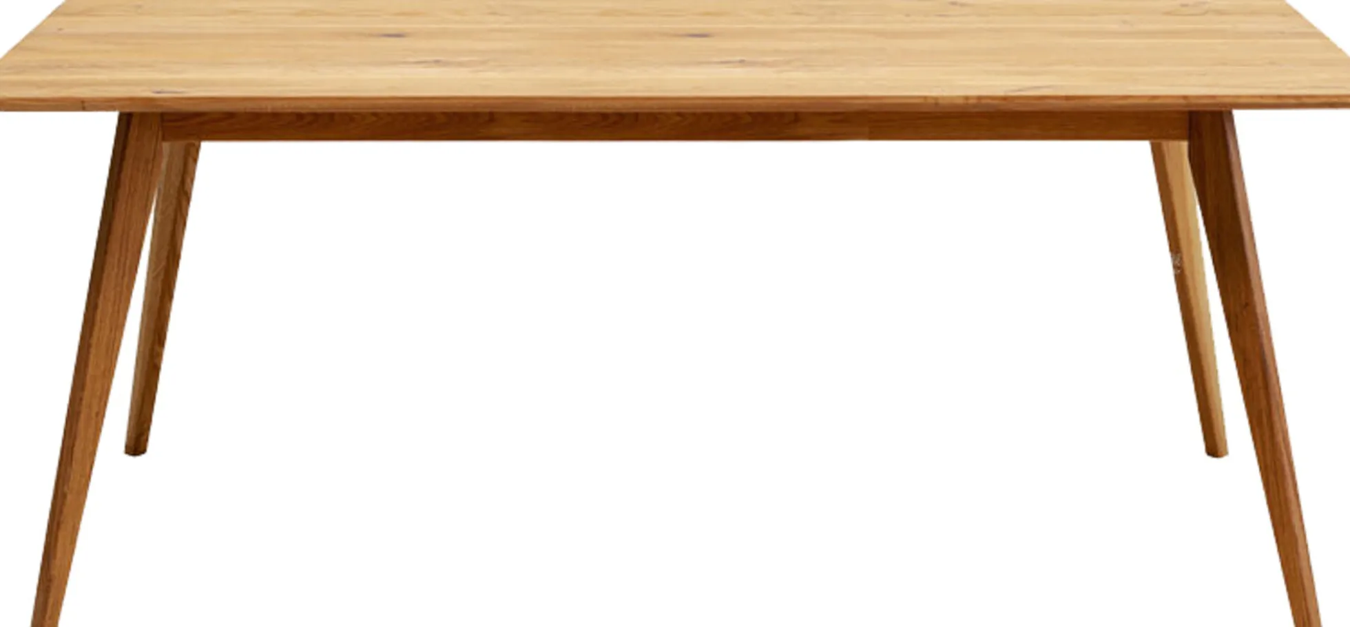 Stół z drewna dębowego blat prostokątny 180x90 cm