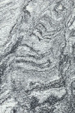 Stół z granitowym blatem i czarnymi stalowymi nogami 180x90 cm